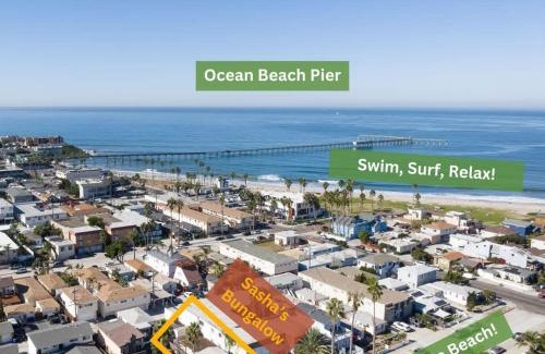 Ocean Beach Casa | 2BD Sashas Bungalow Beach Vibes 1 Block Away