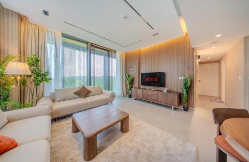 Sharjah Apartamento | 2BR Home - Aljada's Amazing Green Views - Sleeps 6