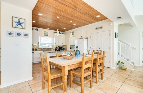 Indian Beach Casa | 2nd Row Gulf Views, 3 Decks, Beach Equipment/Toys, Steps from the Beach!