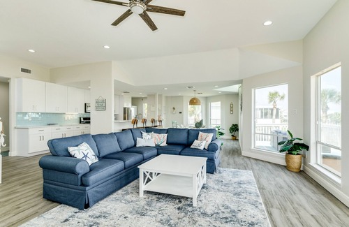 Indian Beach Casa | 2nd row Gulf Views w/ Large Deck, Open Living, Private Bedrooms - Cool & Coastal