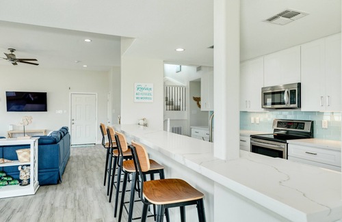 Indian Beach Casa | 2nd row Gulf Views w/ Large Deck, Open Living, Private Bedrooms - Cool & Coastal
