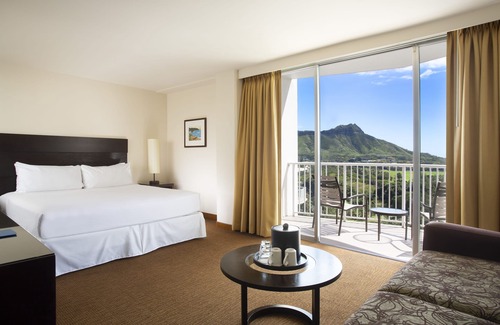 Honolulu Hotel | 2x Diamond Head Ocean View Suite 1 King Room at Room at Park Shore Waikiki