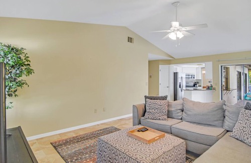 Eight Lakes Casa | 3/2 Heated Pool Home on Gulf Access 8-Lakes in SouthWest Cape Coral