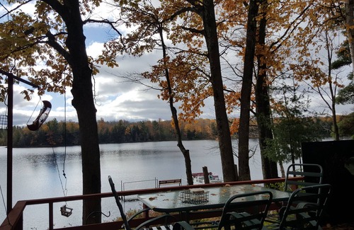 Lac du Flambeau Cabina | 3 Bdrm, Loft, 1.5 baths knotty pine cabin, handicap accessible on 55 acre lake