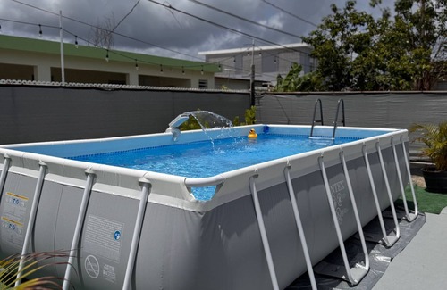 Sabana Abajo Casa | 3-bedroom house with Wifi available pool, 2 bathrooms, kitchen. for 6 people