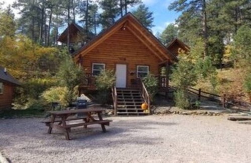 Rapid City Apartamento | Hunters Haven # 3 Cabaña de troncos a medida bordeada por el Bosque Nacional Black Hills