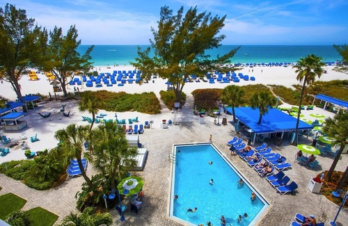 St. Pete Beach Hotel | 3 Deluxe Rooms w/ 2 Double Beds at RumFish Beach, Steps from White Sand Beaches
