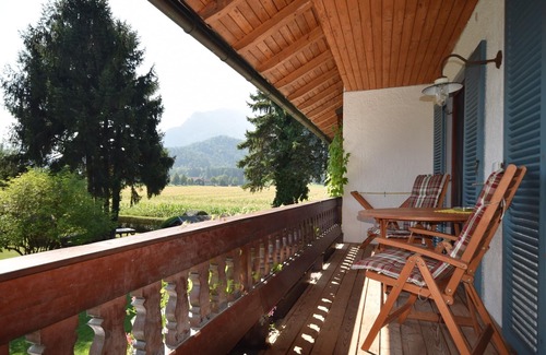 Grassau Apartamento | tercera Apartamento Hochlerch, 28 m², 1-2 personas, 1 habitación, 1 cocina, balcón orientado al sur