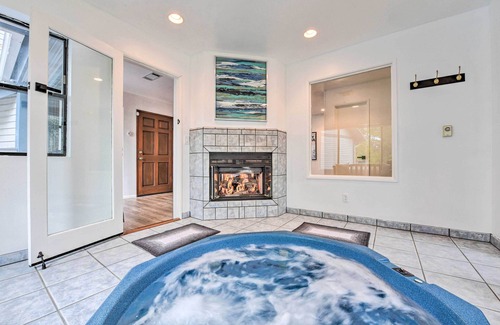 Cedar Glen Cabaña | 3-level Luxe Home w/ Spa, AC, Game Room & Theater!