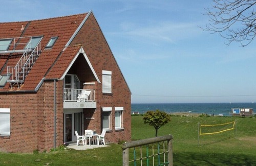 Kronsgaard Apartamento | 3 *** LOGENPLATZ; APARTAMENTO TERRAZA CON VISTAS AL MAR SOL, PISCINA / SAUNA, CESTA DE PLAYA
