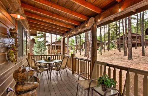 Show Low Casa | 3 Mi to Fool Hollow Lake Romantic Show Low Cabin