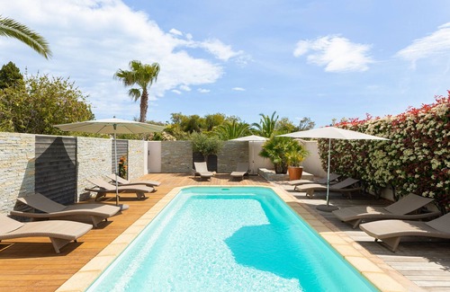 Cala Rossa Casa | 3 minutos a pie de la playa de cala rossa 4 villas con área de piscina