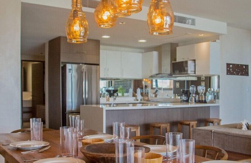 Tulsayab Apartamento | 3 rec. 3.5 Baños Departamento Nuevo de lujo frente al mar en Bahía de Tankah.