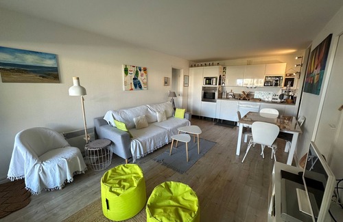 Cabourg Apartamento | Apartamento de 3 piezas con jardín, 6 personas, internet, cerca del Gran Hotel de Cabourg