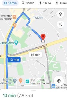 Tatari Apartamento | 3 room central apartmend 90m2 parking for one car fifth floor and the building does not have an elevator