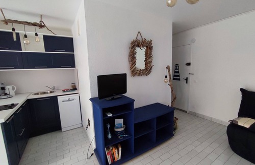 Argeles Plage Apartamento | 3-star air-conditioned apartment near the beach in a residence with swimming pool