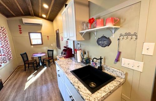 Hico Casa | 3 Tiny Town Romantic tiny home Animals Fire Pit by Vacation Your Way