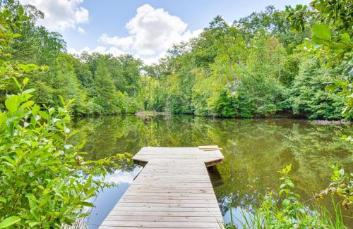 Demorest Casa | 30 Acres and Pond North Georgia Mtn Farmhouse