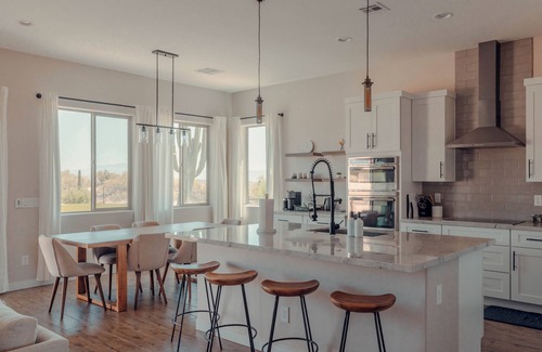 Rio Verde Foothills Villa | 30 ft Saguaro Retreat -Unique Stargazing+ Desert Mountain Viewsn