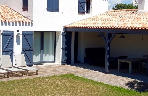 L'Epine Casa | 300m de la playa, casa de arquitecto con terraza y gran jardín privado