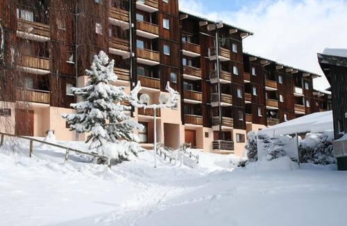 Villarodin-Bourget Apartamento | A 130m de las pistas de esquí, 4.o piso, balcón, parking, tv, local para esquís, 35m², La Norma