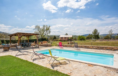 Saint-Andre-de-Cruzieres Casa | 30M2 confortable lodge con piscina sur Ardèche