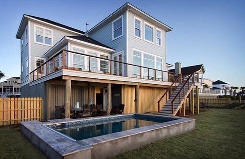 Sullivan's Island Casa | Mejor imposible…. 5BR Lujoso Sullivan's Island VIP, frente al mar, piscina privada. ¡Crédito de $ 250 para equipo de playa!