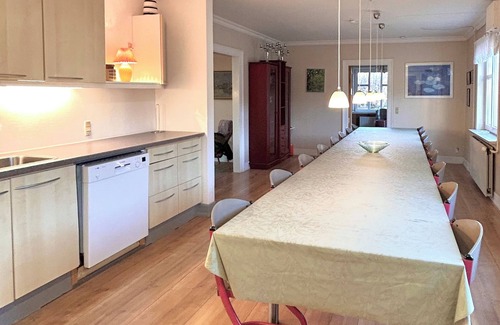 Ljørslev Casa | 32 persons. 455 m2 luxury holiday home with swimming pool