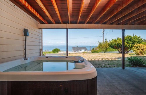 Camano Island Casa | 3300 sq ft beach house with amazing water view, hot tub,and private beach access