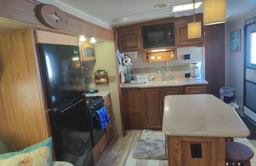 North Topsail Beach Casa | 35 pies rv en bastante camping