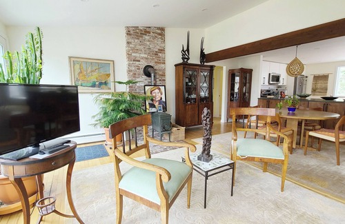 Wellfleet Casa | 3BD+ Wooded Retreat--Central Air, Large Yard & Deck, Screen Porch, Secluded