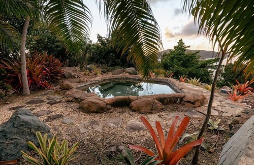 Great Camanoe Island Villa | 3bed 3 bath villa w/ natural plunge pool on