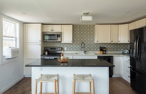 Columbiaville Casa | 3BR Creekside Retreat with Hot Tub, Firepit & 10min to Hudson