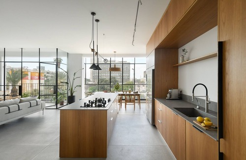 Tel Aviv City Center Apartamento | 3BR High quality Apt with City View