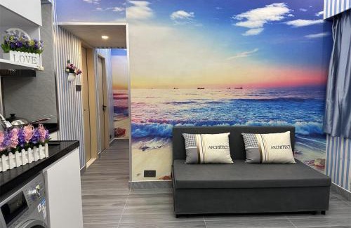 Mong Kok Apartamento | 3BR Romantic apt, 2mins MTR, 8pax
