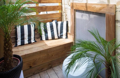 Centre Ancien Apartamento | Au 3ème "L' atypique"-Apartamento-Superior-Baño con bañera-Terraza