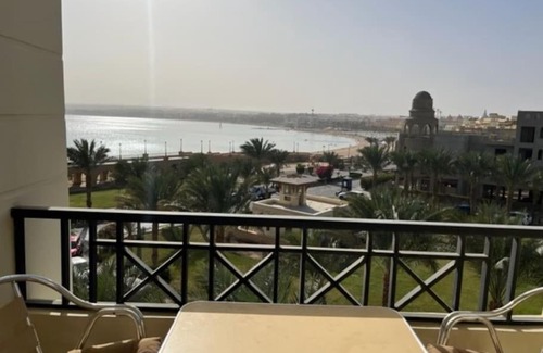 Sahl Hasheeh Apartamento | 3Z FeWo mit Meeblick in direkter Strandlage im begehrten Al Anadolus Resort in Sahl Hasheesh, Hurghada, Ägypten.