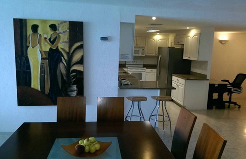 Colonos Cuzamil Condominio | 4/4.5 Condo Oceanfront Cozumel Downtown AC WiFi Security