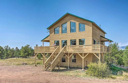 Florissant Casa | 4 Acres and Mtn Views Cabin with Deck in Florissant