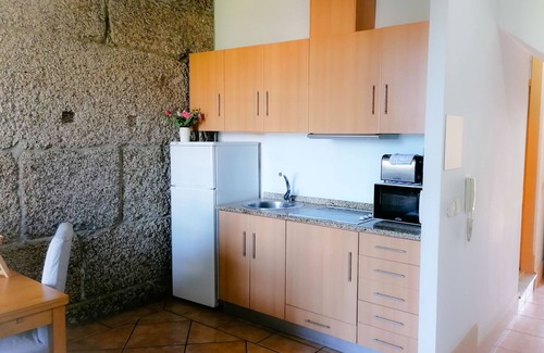 Oliveira do Castelo Apartamento | 4-As 1 dormitorio R / C Apartamento con terraza