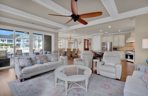 Palmetto Dunes Casa | 4 Barrier Beach Cove: Steps from the Beach with Private Pool, Spa, Elevator & Free Activities!