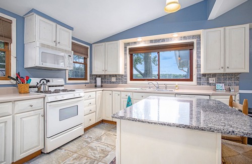 Plainwell Casa | 4 bedroom lakefront house on Pine Lake! Sunrise and Sunset views!