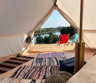 gmina Filipow Otro | 4 Glamping Adventure - tent with lake view