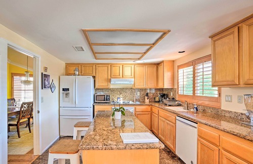 Indio Cabaña | 4 Mi to Coachella: Indio Home w/ Pool & Patio!