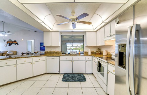 Port Charlotte Casa | 4 Mi to Port C Beach Park! Classy Canal-Front Home