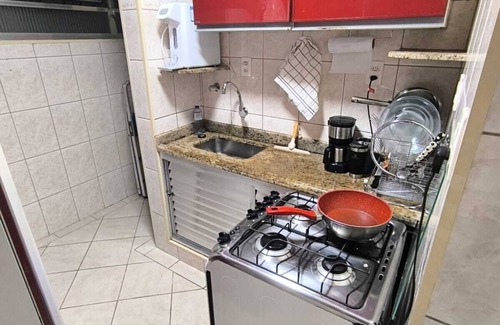 Santos Apartamento | 4 min walk to the beach, complete apartment!