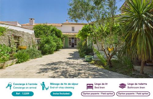 Saint-Clement-des-Baleines Casa | 400 m de la plage, jardin, maison pour 8
