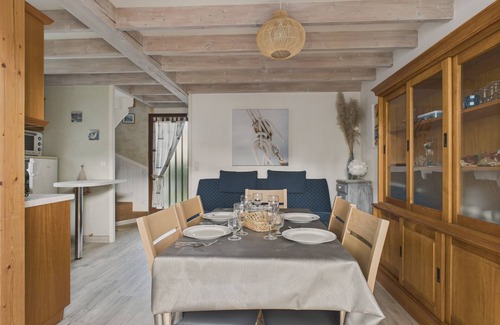 Le Pouliguen Chalet De Esquí | A 400m de la playa, jardín, casa para 5