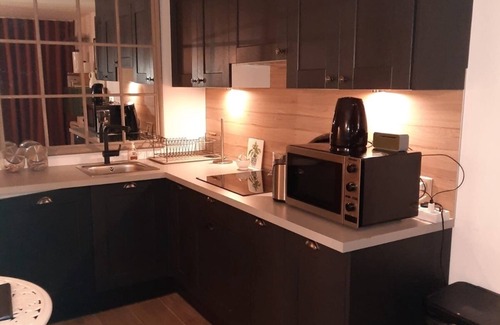 Montgenevre Apartamento | Apartment, 4 * feet from the slopes of the Chalvet gondola of 42m2. Wifi fiber