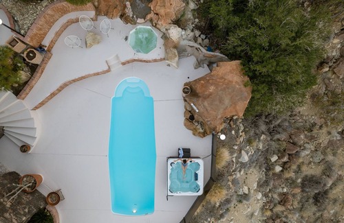 Twentynine Palms Casa | 49 Palms Park Pl Joshua Tree National Park, Amazing views 5 ac estate Pool Spa